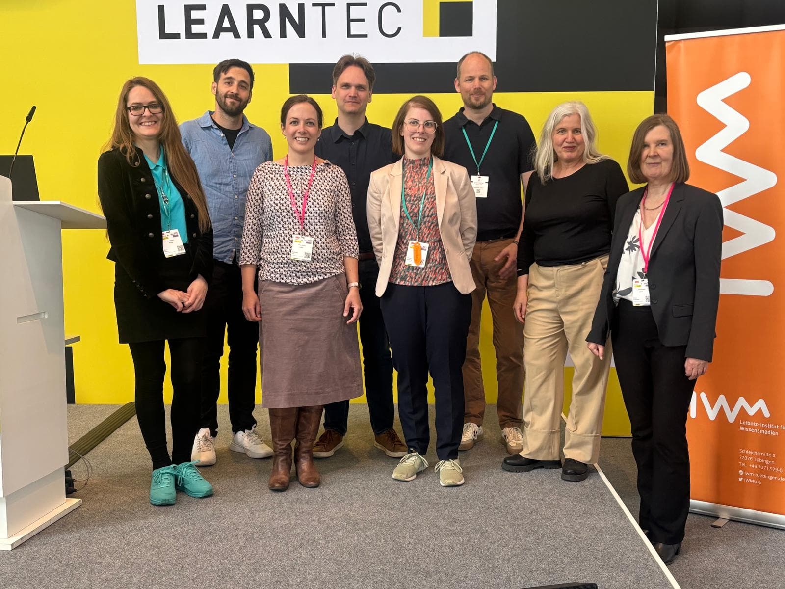 IWM-Wissenschaftler*innen bei der Learntec 2025