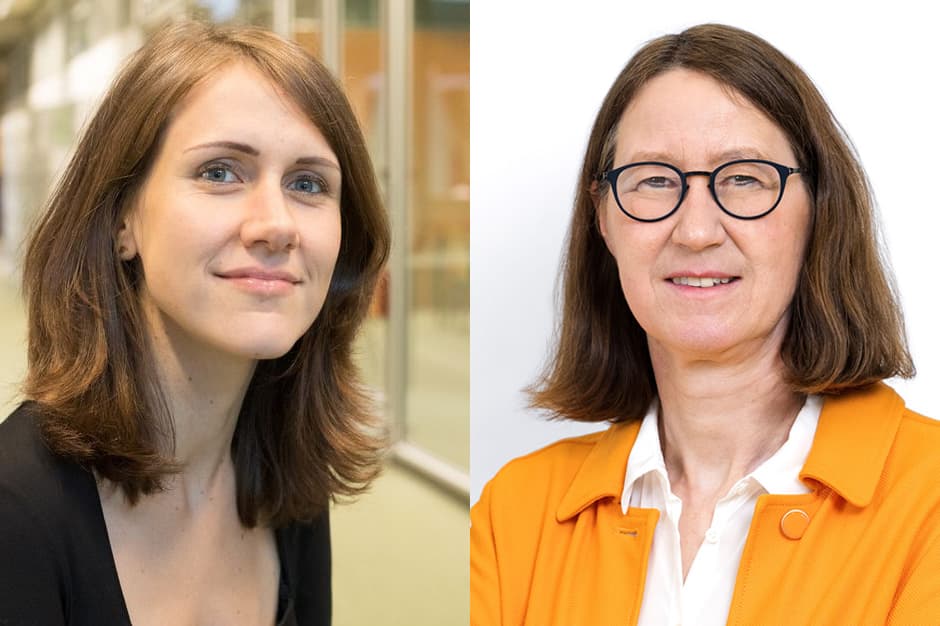 Portraits von Prof. Dr. Ulrike Cress und Prof. Dr. Carolin Führer