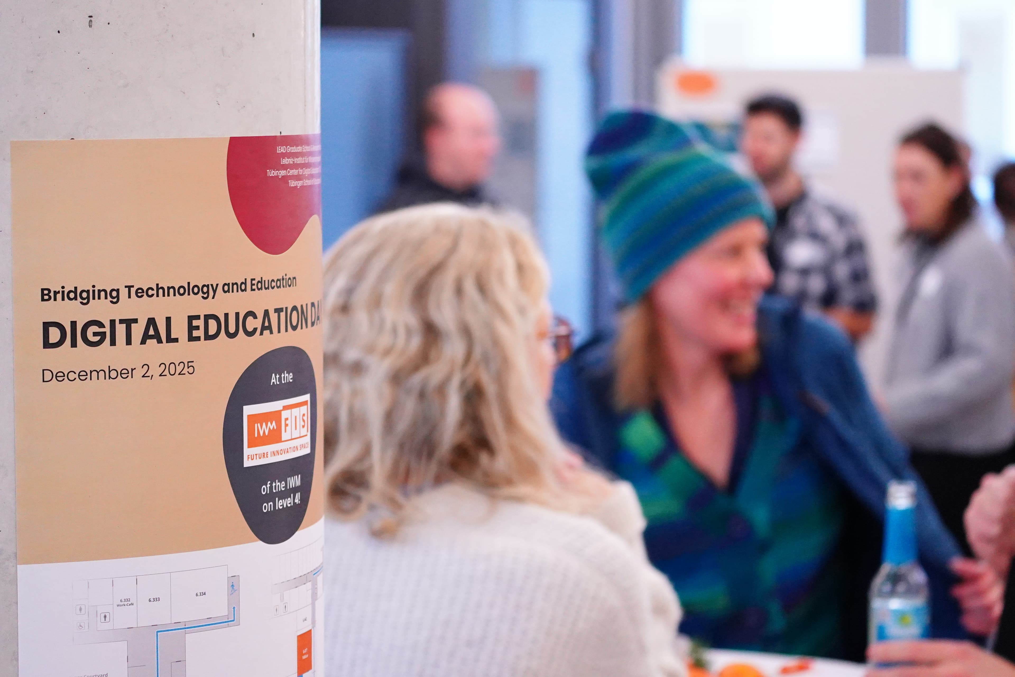 Visitors at the Digital Education Day 2025 at the IWM in Tübingen