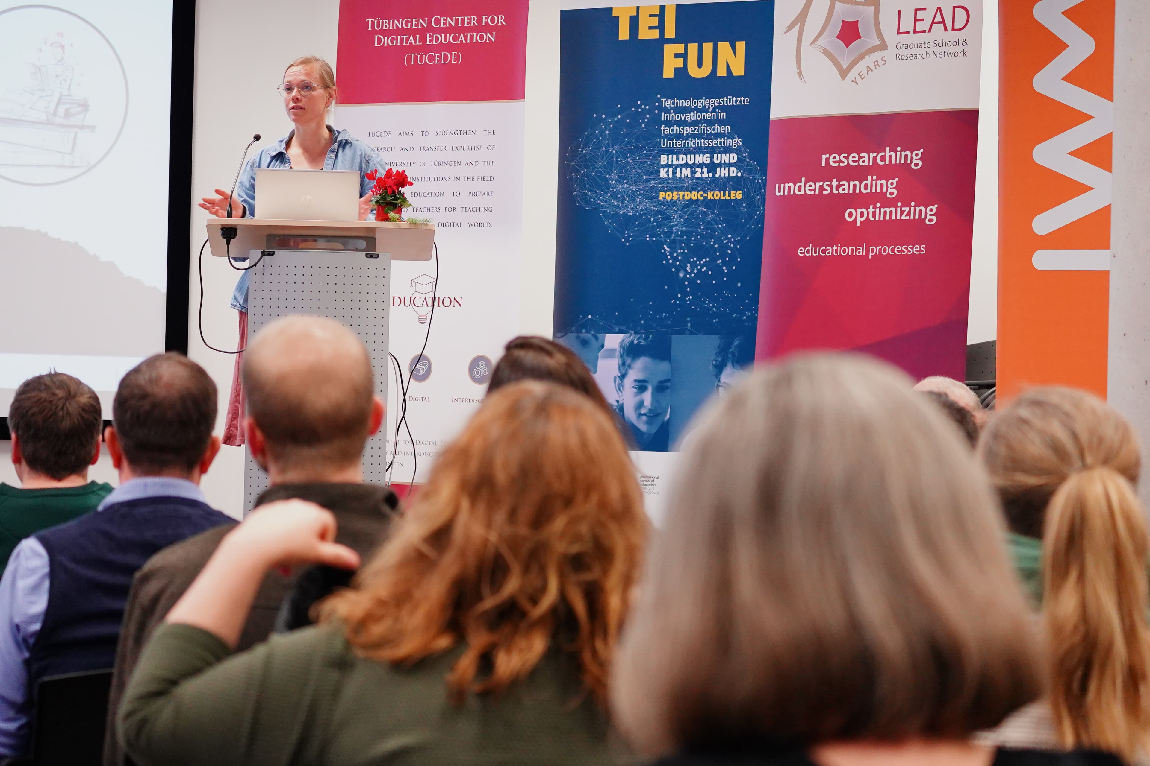 A lecture at Digital Education Day 2025 at the IWM in Tübingen