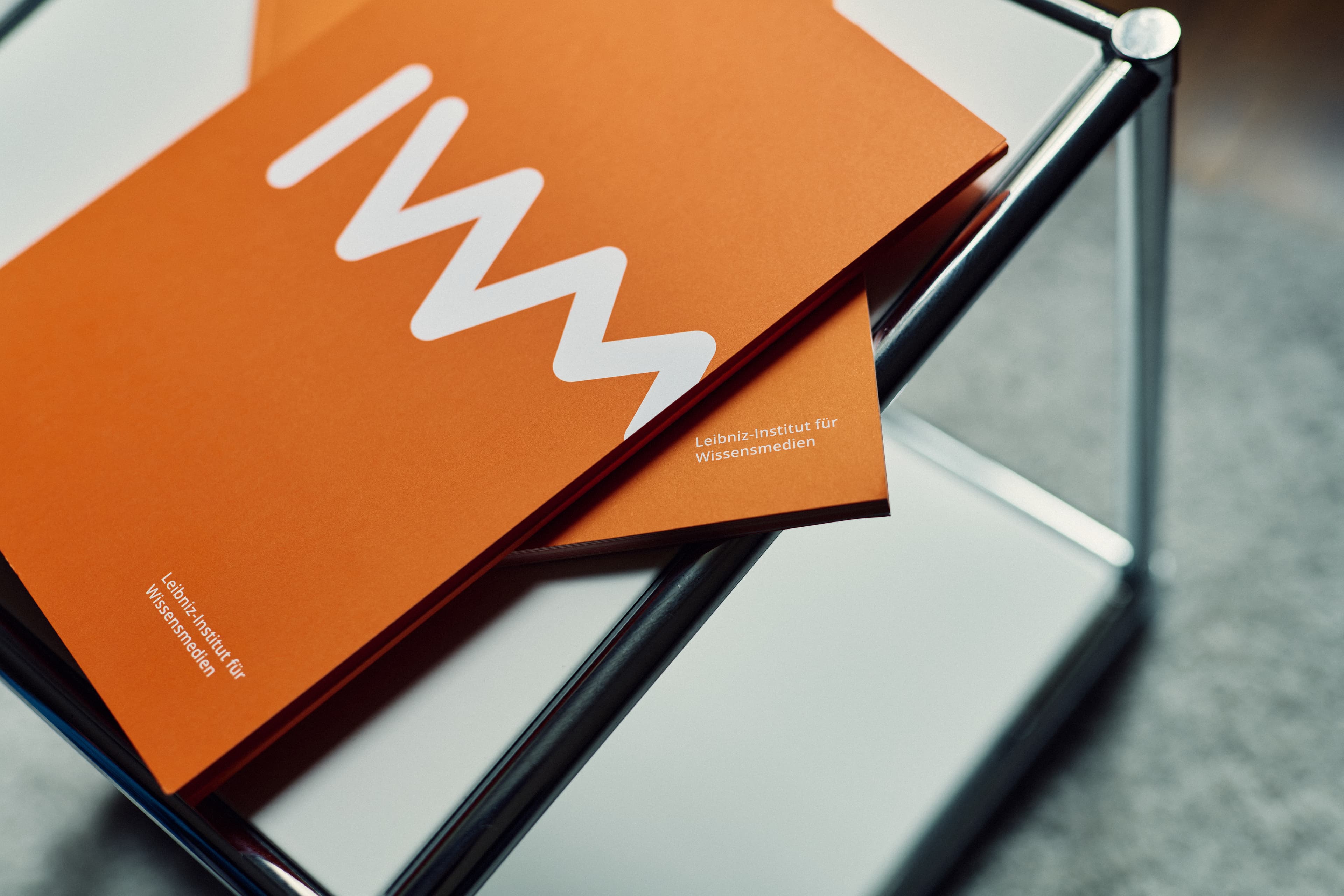 Zwei Ordner mit dem IWM-Symbol